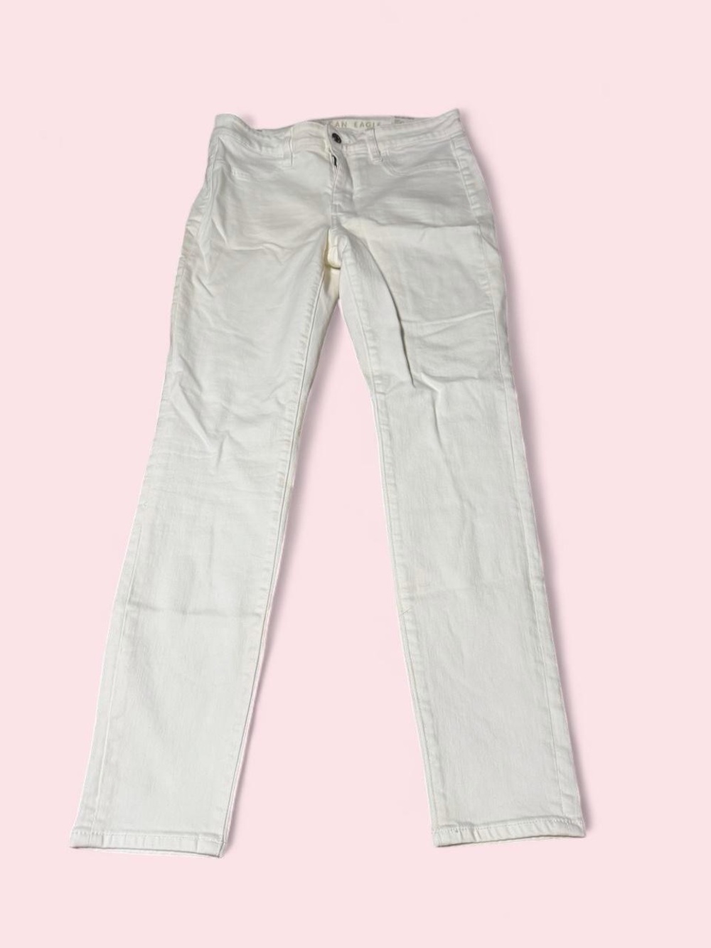 American Eagle Outfitters White Low-Rise Jeggings